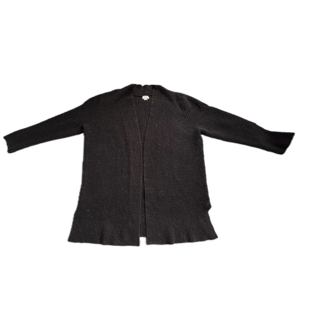 Old Navy Women’s XXL Black Open-Front Knit Cardigan – Cozy Soft Layering Sweater